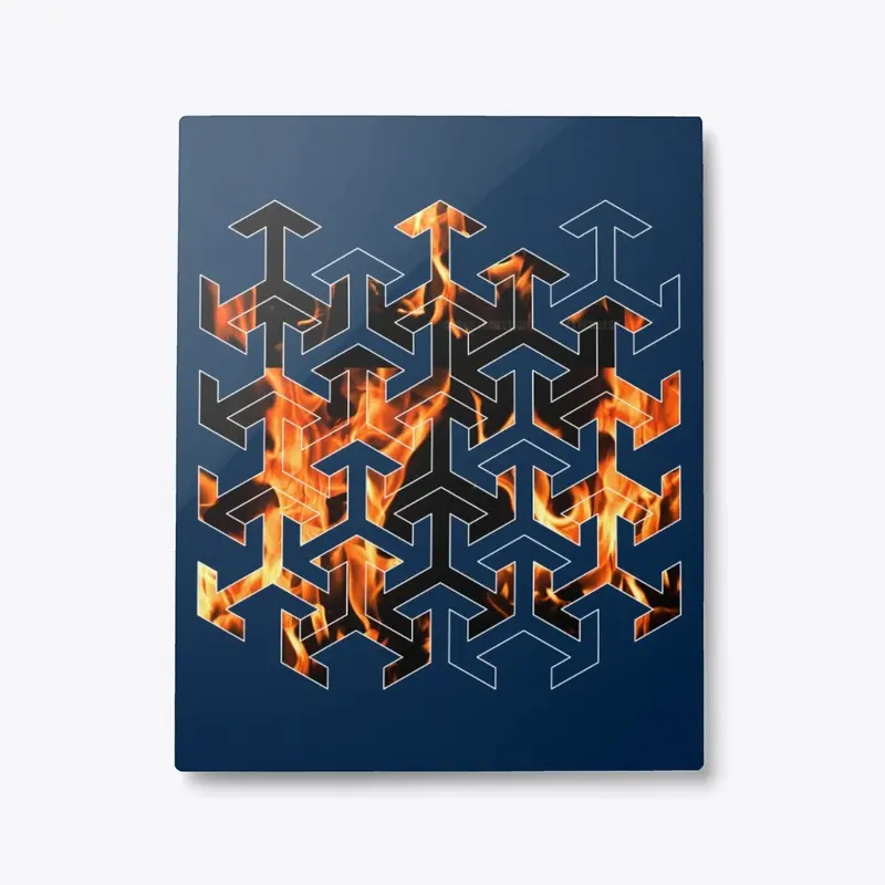 Fire in Patterns #1+